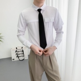 714A-D612P45控69/2025春季男士修身工装衬衫工作服ktv少爷制服，男装衬衫，星座714A（原电商C314）