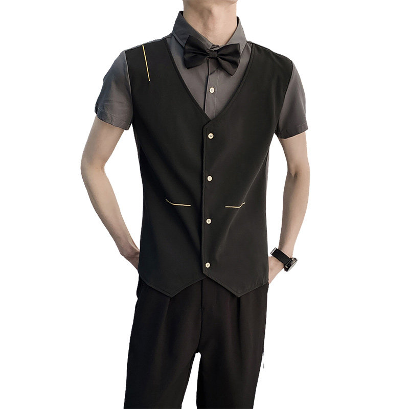 714A-H6009P55控79/2025夏季工作服衬衫潮流简约衬衣ktv台球城,男装衬衫,星座714A（原电商C314）