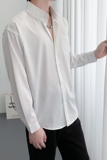 714A-9430P35控55控55/2025春季男士韩系宽松慵懒垂感白衬衫潮版，男装衬衫，星座714A（原电商C314）