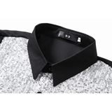 714A-H3033P55控69/2026春季新款亮片长袖衬衫潮版夜店中性风衬衣，男装衬衫，星座714A（原电商C314）