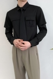 714A-D612P45控69/2025春季男士修身工装衬衫工作服ktv少爷制服，男装衬衫，星座714A（原电商C314）