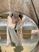 蔷薇日记 Yumeo钰 定染粉 30绵羊毛u领木耳边内搭针织打底