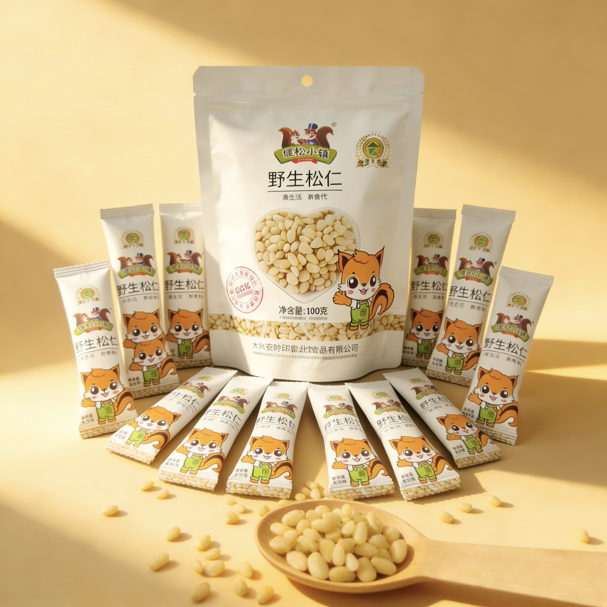 偃松松籽仁100g 大兴安岭产地  坚果零食 办公室休闲食品野生松仁