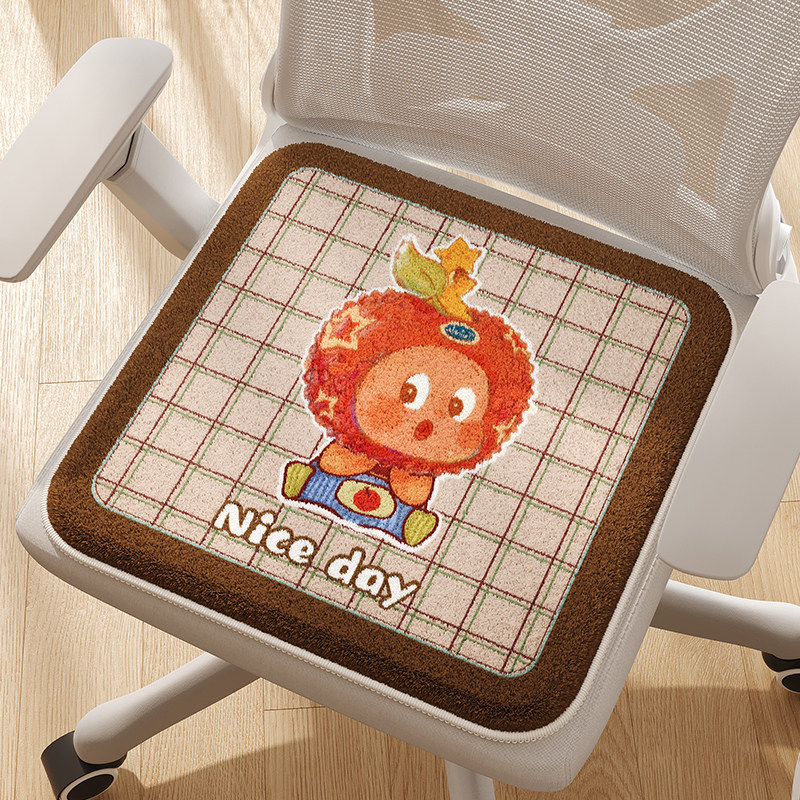 星星人冬季新款餐椅坐垫办公室久坐屁股垫可爱卡通加厚防滑椅子垫,居家布艺,椅垫,淘宝优惠券,粉丝福利购,淘宝优惠卷