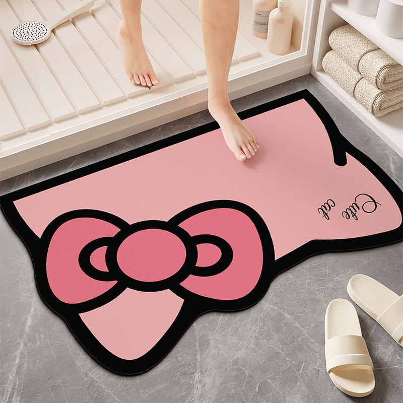 卡通浴室垫卫生间防滑防摔地垫硅藻泥吸水速干厕所门口洗手台脚垫,居家布艺,家用脚垫,淘宝优惠券,粉丝福利购,淘宝优惠卷
