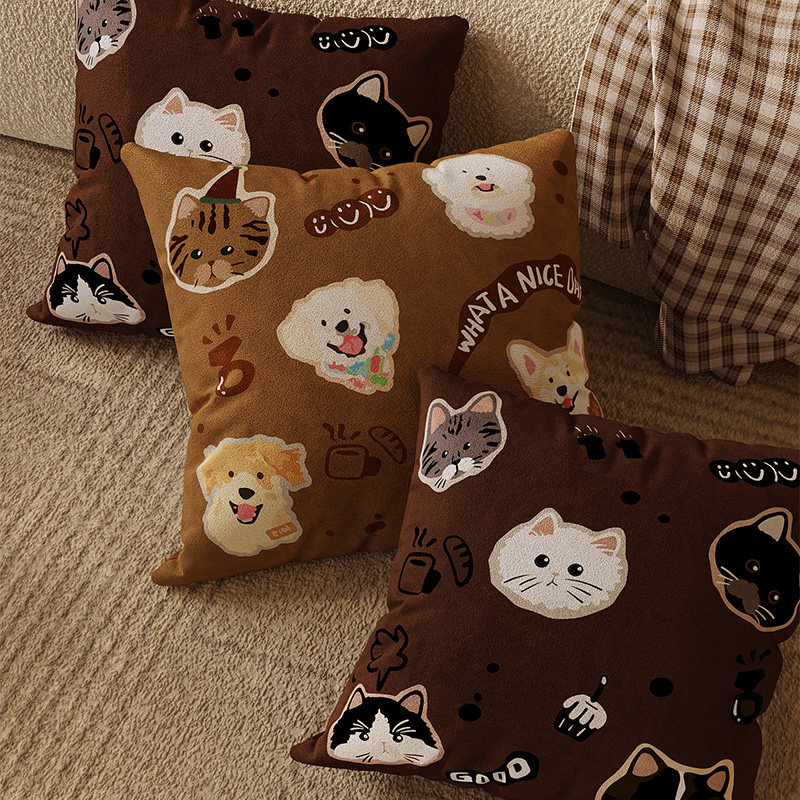 美拉德抱枕卡通抱枕卧室床头床上靠枕腰靠可拆卸含芯沙发靠背靠垫,居家布艺,靠垫/抱枕,淘宝优惠券,粉丝福利购,淘宝优惠卷