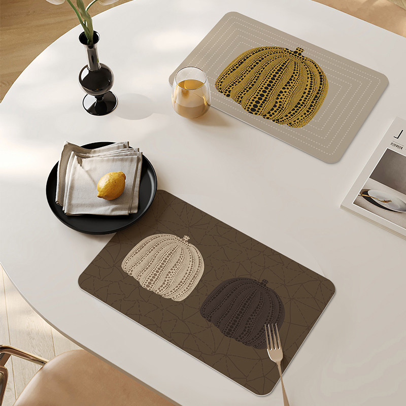 简约高级餐垫防水隔热垫皮革桌垫防油西餐垫防滑餐盘垫耐高温杯垫,居家布艺,餐垫,淘宝优惠券,粉丝福利购,淘宝优惠卷