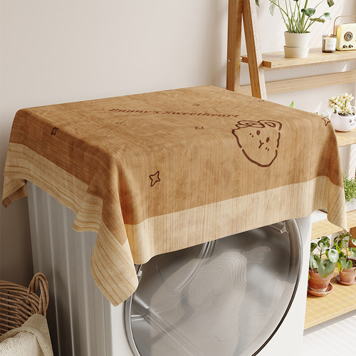 洗衣机罩海尔美的小天鹅全自动防尘套通用防水防油防晒洗衣机盖布