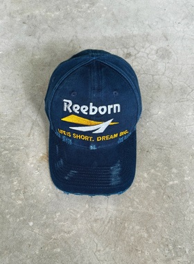 False Perception 做脏破坏刺绣 棉 鸭舌帽