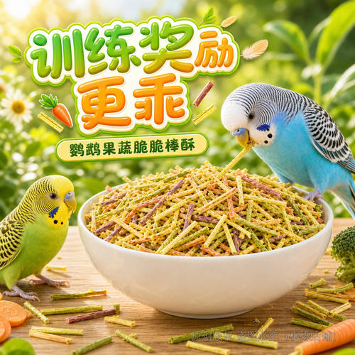 7种谷物0添加鹦鹉靓毛果蔬脆