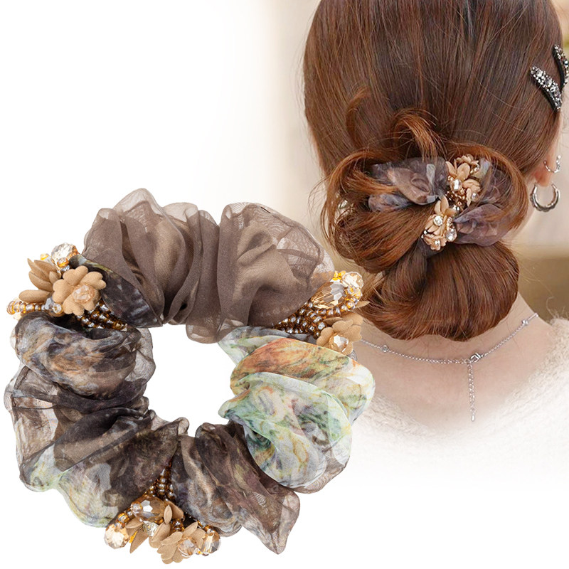 韩国发圈低丸子头大肠圈后脑勺盘发马尾头绳扎头发皮筋高级感发绳,饰品/流行首饰/时尚饰品新,发饰,淘宝优惠券,粉丝福利购,淘宝优惠卷