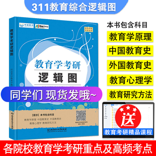 欣途教育311教育学考研逻辑图2021考研教育学思维逻辑图教育心理原理中国教育外国教育研究方法搭徐影311解析真题