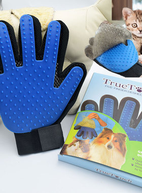 宠物洗澡橡胶按摩手套撸猫手套猫咪梳子宠物除毛粘毛去浮毛手套