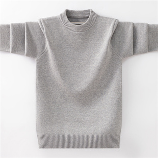 男童薄款款毛衣2025春秋新款儿童针织衫中大童洋气男孩纯棉打底衫
