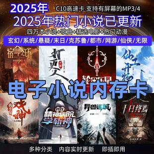 小说内存卡TXT电子书TF卡mp3 mp4音乐卡热门流行歌曲sd储存卡电影