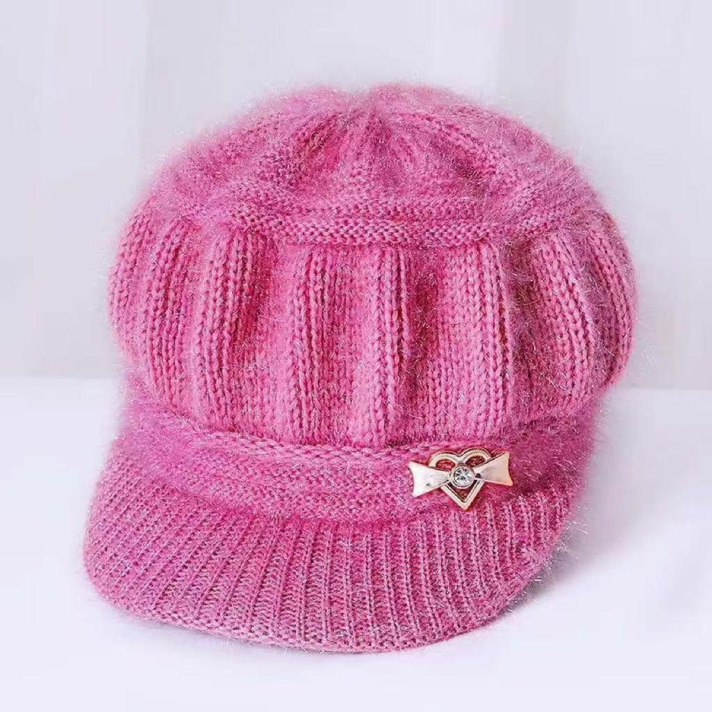 秋冬季帽子女款时尚南瓜加