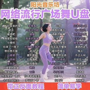 网络流行广场舞U盘中老年广场舞视频歌曲零基础入门教程版 MP4优盘