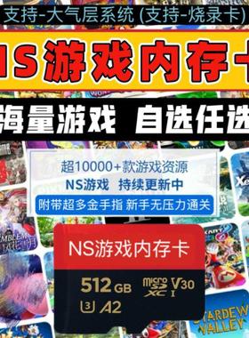 512Gswitch游戏内存卡TF卡游戏装满送游戏资源大气层双系统破NS
