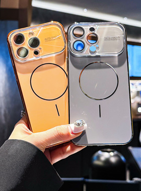 适用苹果16手机壳iphone15pro保护套14promax防摔12电镀硅胶磁吸13pr0外壳max镜头全包男女新款无线充外壳