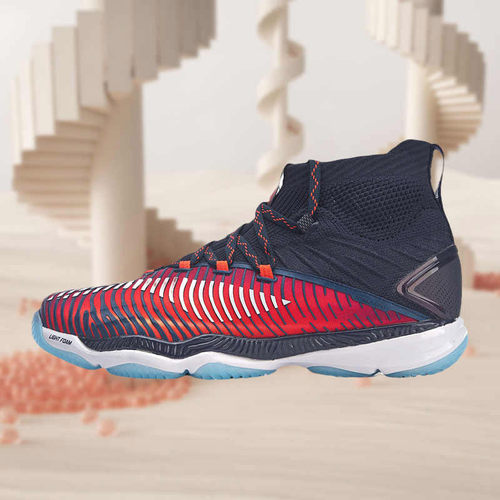 李宁运动鞋球鞋女专业训练鞋中帮缓震支撑清仓特价AYAP002