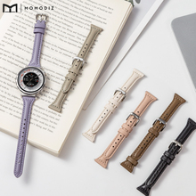 momodiz适用华为手表gt5小香风真皮表带gt4小蛮腰纤细女士watch4新款柔软皮腕带gt3pro荣耀智能创意非原装
