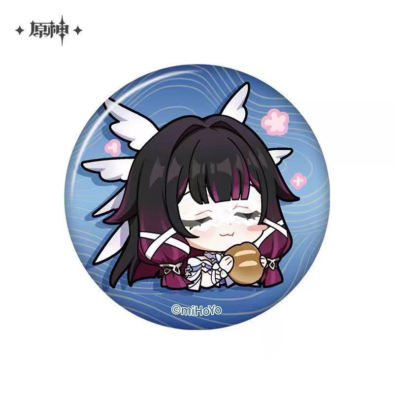正版原神周边流浪者哥伦比娅温迪散兵杜林枫原万叶吧唧徽章图片