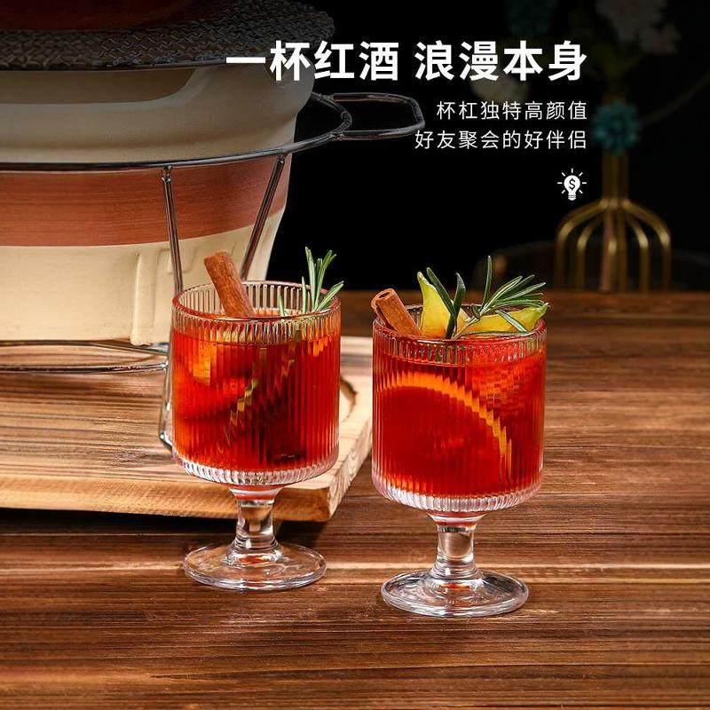 玩创酒匠热红酒杯圣诞鸡尾酒高脚杯子耐热透明玻璃微醺ins冬季杯,餐饮具,鸡尾酒杯,淘宝优惠券,粉丝福利购,淘宝优惠卷