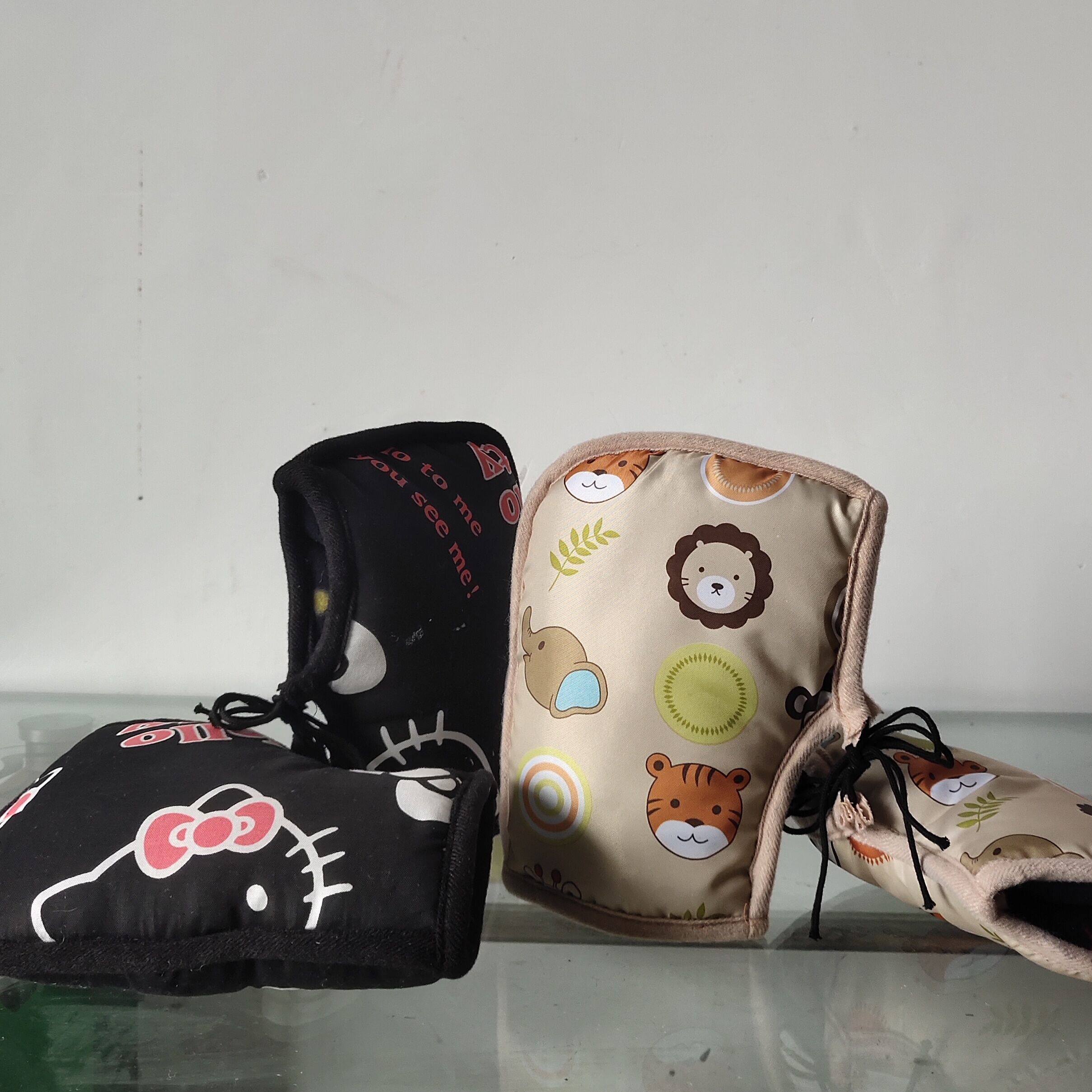 冬季电动摩托自行车防水把套踏板小牛滑板平衡车儿童卡通保暖加厚