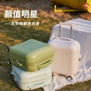 20寸多功能行李箱拉杆箱女24寸男万向轮铝框款 小型登机旅行皮箱子