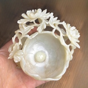 明代和田玉杯子 古玩古董老和田玉 天然和田玉 精品和田玉