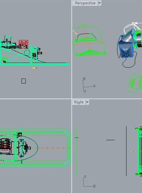 喷水推进器Rolls-Royce Kamewa 36A3三维建模图纸 RHINO设计