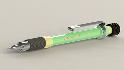 自动铅笔模型3D图纸 Solidworks设计