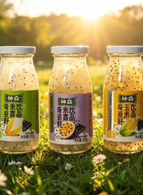 神霖奇亚籽米酒饮品多口味230克湖北孝感特产糯米甜酒酿童年回忆