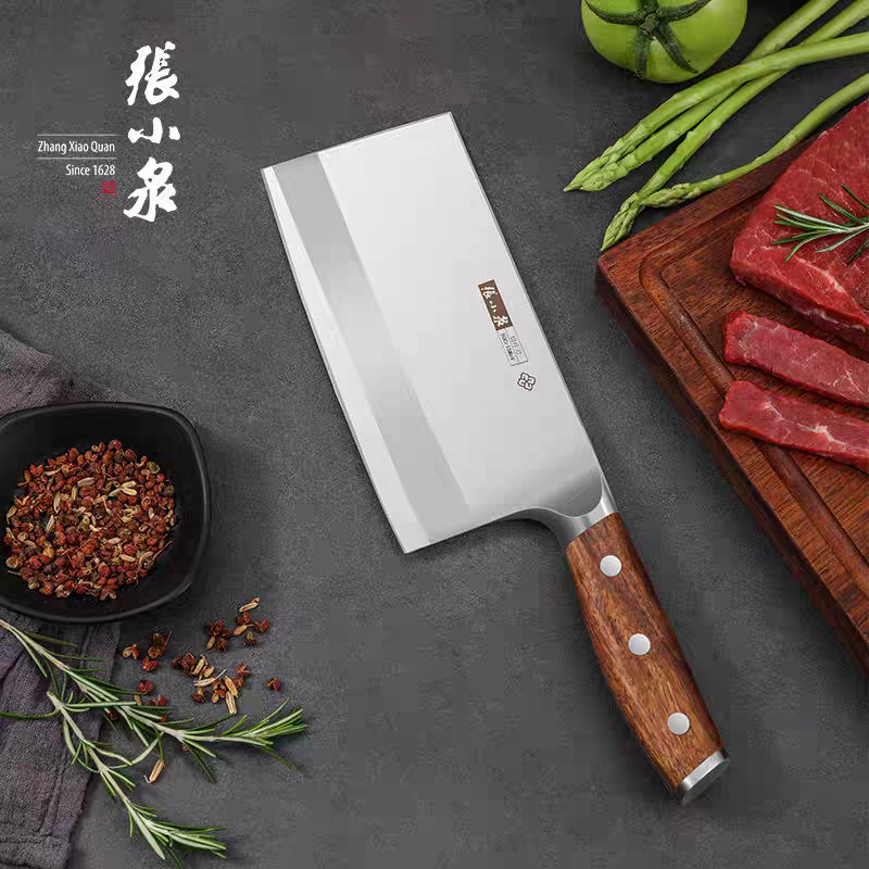 新疆包邮正品张小泉家用切片刀锋利厨房用菜刀