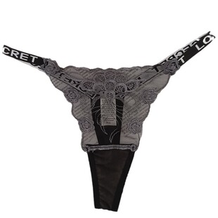 女士性感内裤时尚蕾丝镂空花图字母带氨纶青年女孩内裤跨境
