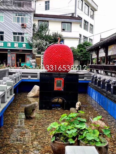 慈溪玻璃钢杨梅雕塑定制水果西梅吉祥物荔枝卡通雕像大型人物公仔
