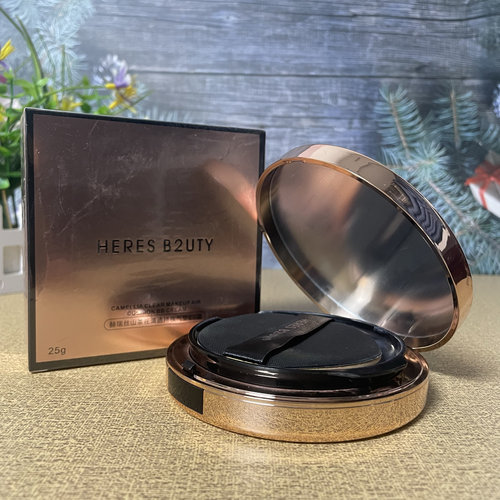 赫瑞丝山茶花清透持妆气垫霜BB霜防水防汗遮瑕保湿粉底CC霜