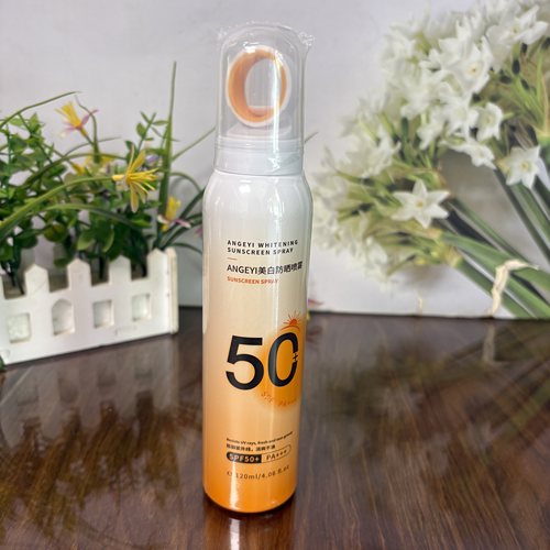 安歌依ANGEYI美白防晒喷雾120ml清爽不油腻户外持久SPF50PA+++