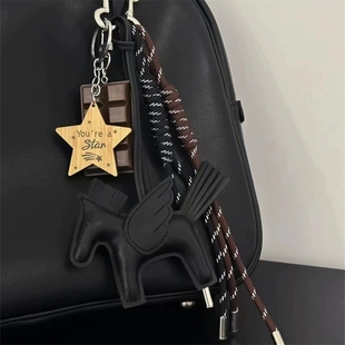 miu系挂绳保龄球包包挂件编织绳韩系复古挂饰钥匙扣个性多用配饰