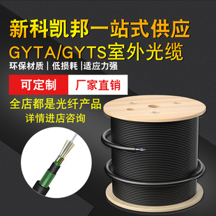GYTA多模OM3万兆室外24芯通信光缆万兆光纤48芯国标层绞式 300光缆管道 OM3 新科凯邦