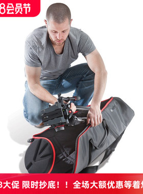 意大利曼富图MB MBAG100PN加厚大型三角三脚架摄影灯架背包100CM