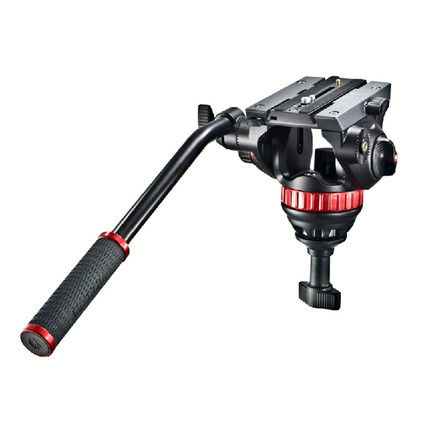 意大利曼富图502HD液压手柄摄影摄像相机云台75mm半球碗MVH502A