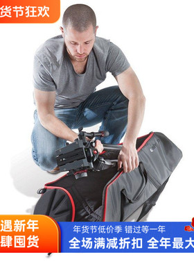 意大利曼富图MB MBAG100PN加厚大型三角三脚架摄影灯架背包100CM