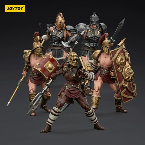 JOYTOY暗源纷争-罗马角斗士 五人组 下 1:18可动兵人模玩手办