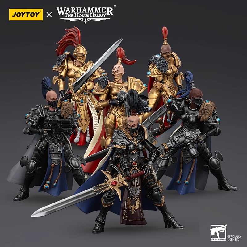 JOYTOY暗源荷鲁斯之乱寂静修女银猞猁白隼寂静修女可动模玩手办