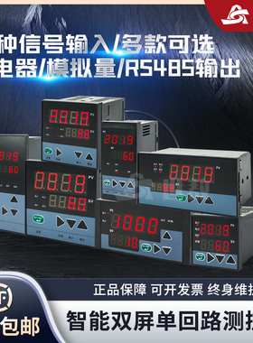 智能显示仪表温度数显报警RS485通讯可调温控器继电器开关SA/A-A0
