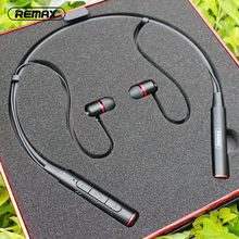 Remax睿量RB-S6颈挂式蓝牙耳机悟空脑后挂脖项圈运动跑步听歌健身无线颈戴双耳5.0入耳式苹果重低音耳塞耳麦