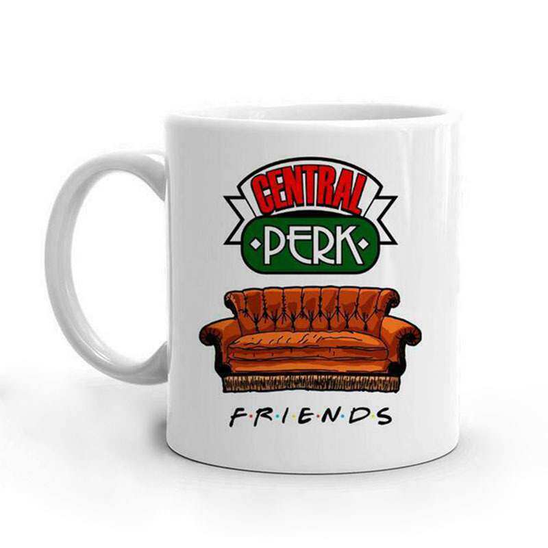 christmas gifts cup mug老友记 friends 咖啡马克杯 白色水杯