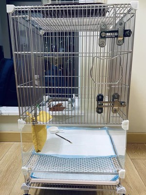 DiY 不锈钢魔片笼蜜袋鼯松鼠龙猫鸟飞鼠专用宠物繁殖笼专用饲养笼