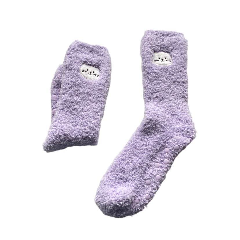 日单保暖软绵绵居家地板袜